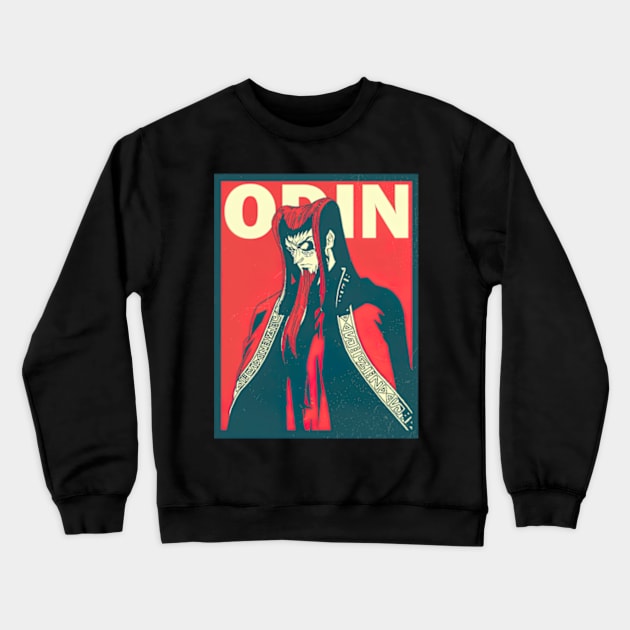 Record Of Ragnarok Odin Crewneck Sweatshirt by TaivalkonAriel